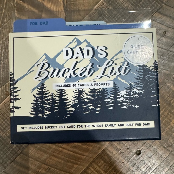 Dad's Bucket List Cards 60 Cards & Prompts Guided Card Set Factory New - Picture 3 of 4